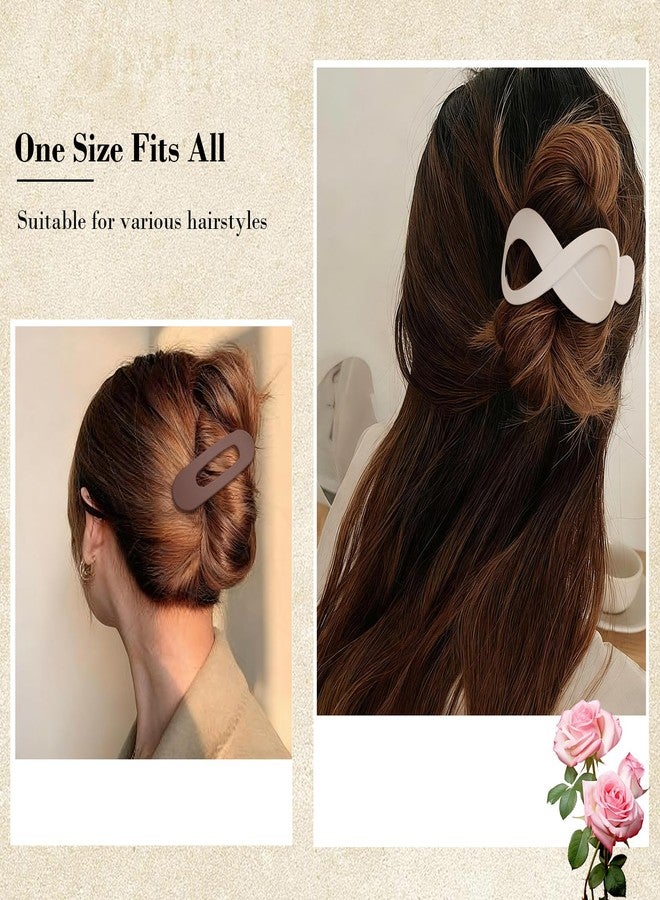 AMCAMI 10PCS Flat Hair Clip for Women,Matte Flat Claw Clip for Thick Thin Hair,3 Styles Strong Hold Non-slip Hair Clip - Image 5